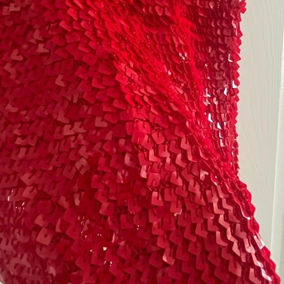 Beautiful red sparkly top - Picture 2 of 3